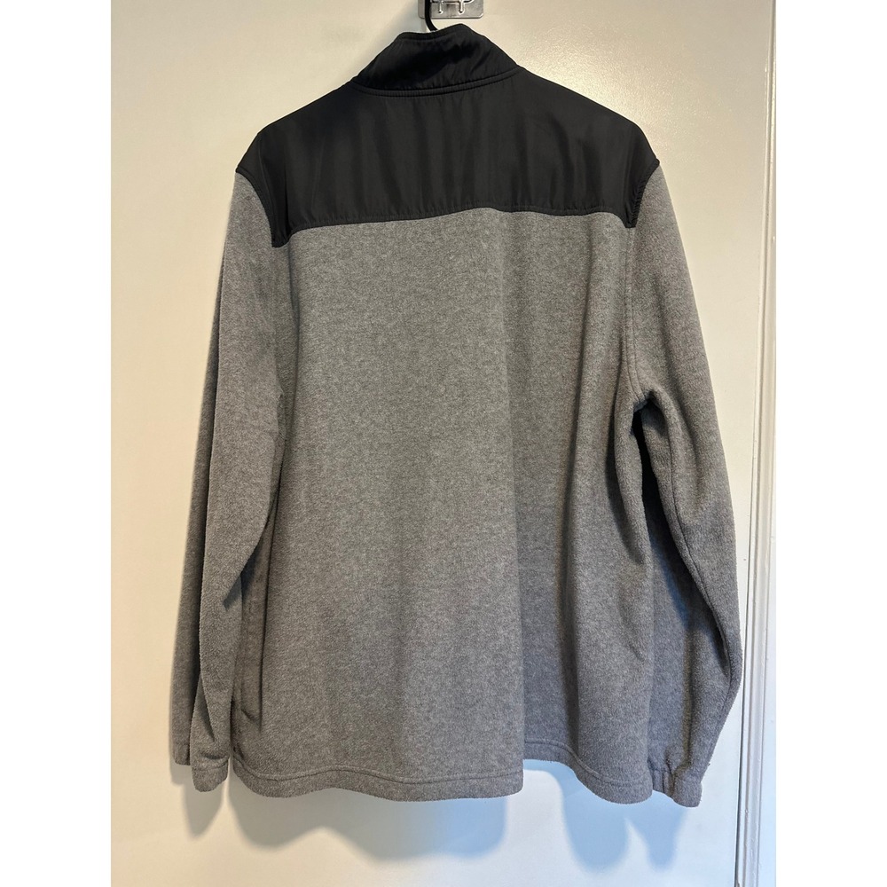 Starter Gorpcore Fleece Full Zip Jacket Sz:XL Gray Black RM36442H Polyester